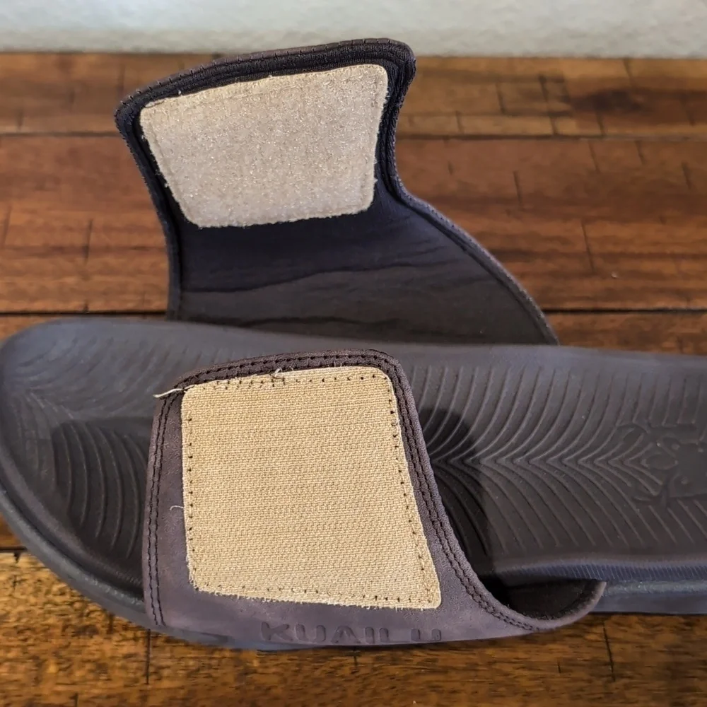KuaiLu Unisex Slide Sandals Orthotic Arch Support Men's Size 9. Women's Size 11